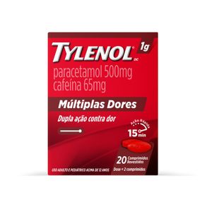 Tylenol Dc Multiplas Dores 20 Comprimidos