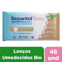 Lenços Umedecidos Bepantol Baby Biodegradáveis 48 Unidades