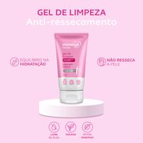 Gel de Limpeza Facial Monange Anti-Ressecamento com Ácido Hialurônico e Niacinamida 120g