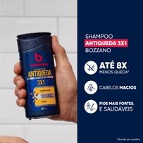 Shampoo Bozzano Antiqueda 3x1 Cafeína 200ml