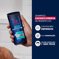 Shampoo Bozzano Cachos 3x1 Óleo de Coco 200ml