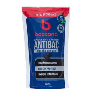 Sabonete Líquido Bozzano Antibac Carvão Ativado Refil 200ml