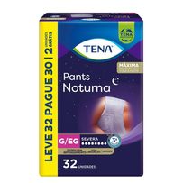 Roupa Íntima Tena Pants Noturna G/EG Severa Embalagem Econômica 32 Unidades