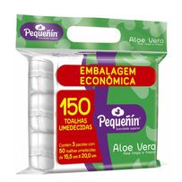 Toalhas Umedecidas Pequeñín Aloe Vera 150 Unidades