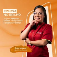 Esmalte Risque Metálico ManiCores Credita no Brilho Laranja 8ml