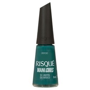 Esmalte Risque Cremoso ManiCores Se Liberta do Básico Verde Escuro 8ml