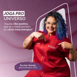Esmalte Risque Metálico ManiCores Joga pro Universo Roxo 8ml