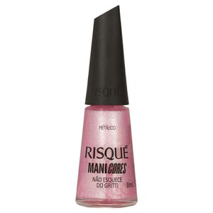 Esmalte Risque Metálico ManiCores Não Esquece do Gritti 8ml
