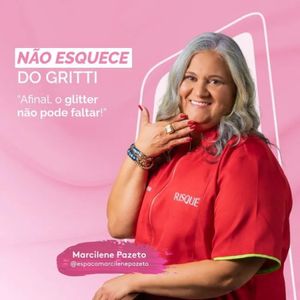Esmalte Risque Metálico ManiCores Não Esquece do Gritti 8ml