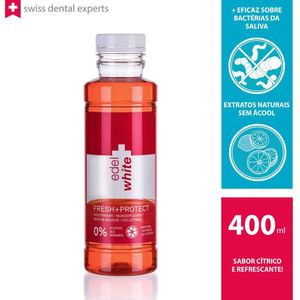 Antisséptico Bucal Edel White Fresh + Protect 400ml