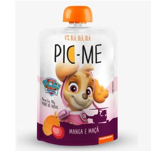 Purê De Frutas Pic-Me Patrulha Canina Manga e Maçã 90g
