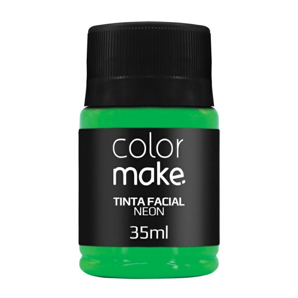 Tinta Líquida Facial Colormake Neon Fluorescete Cores Sortidas 25ml