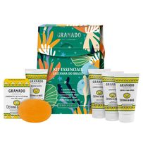 Kit Granado Terrapeutics Essenciais Castanha do Brasil Sabonete 90g + Shampoo 50ml + Condicionador 50ml + Hidratante 50ml + Creme Para Mãos 50ml