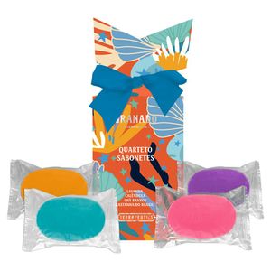 Kit Granado Terrapeutics Quarteto Sabonetes 4 Unidades de 90g Cada