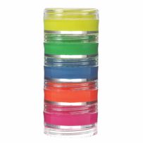 Tinta Cremosa Colormake Neon Fluorescente 5 Cores de 4g Cada