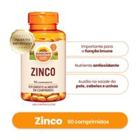 Suplemento Alimentar Sundown Zinco 7mg 90 Cápsulas