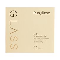 Pó Compacto Ruby Rose Glass Cor GPL10 8g