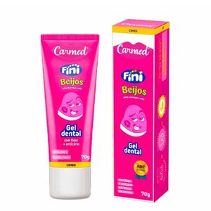 Gel Dental Carmed Fini Beijos Com Flúor 70g