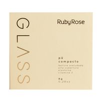 Pó Compacto Ruby Rose Glass Cor GPD10 8g
