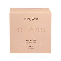 Pó Solto Ruby Rose Glass Translúcido 864 15g