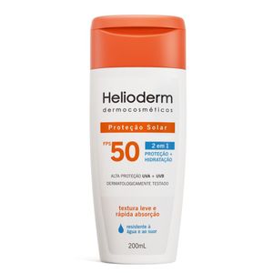 Protetor Solar Corporal Helioderm 2 em 1 Fps50 200ml