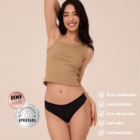 Calcinha Absorvente Menstrual Pantys Lavável Xodó Fluxo Moderado M (40)