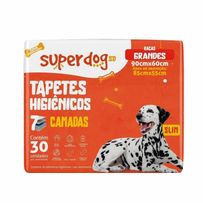 Tapetes Higiênicos Super Dog Raças Grandes 30 Unidades