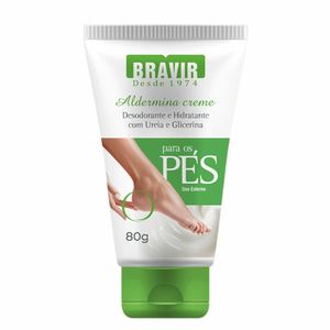 Creme Hidratante para os Pés Bravir Aldermina Ureia e Glicerina 80g