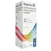 Suplemento Alimentar Marjan Vitergan Zinco D 70 Comprimidos