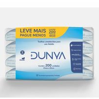 Toalhas Umedecidas Dunya Adulto 200 Unidades