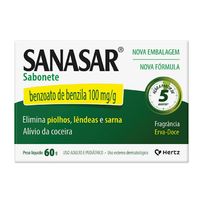 Sabonete em Barra Sanasar Benzoato de Benzila 100mg/g 60g
