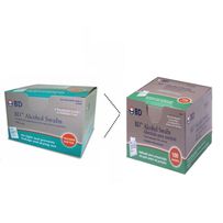 Gaze BD Embebida em Álcool 70% com 100 Unidades