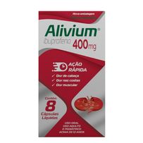 Alivium 400mg 8 Cápsulas Líquidas