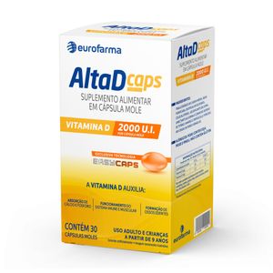 AltaD Caps 2000UI Eurofarma 30 Capsulas