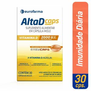 AltaD Caps 2000UI Eurofarma 30 Capsulas