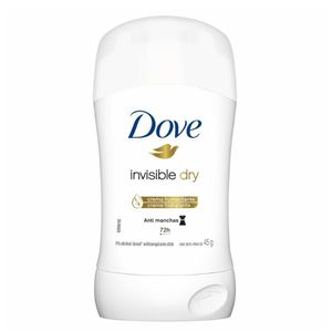 Desodorante Antitranspirante Stick Dove Invisible Dry 45g