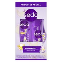 Kit Seda Liso Perfeito Shampoo 300ml + Condicionador 190ml