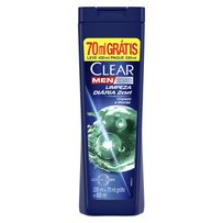 Shampoo Anticaspa Clear Men Limpeza Diária 2 Em 1 400ml
