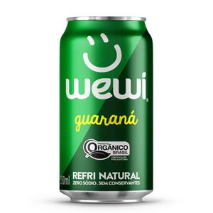 Refrigerante Natural Wewi Guaraná Orgânico 350ml