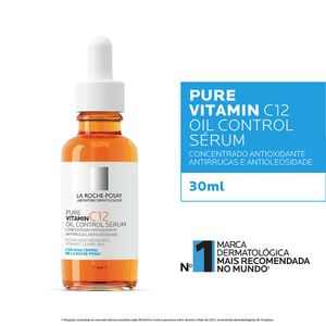 Sérum Antirrugas para Peles Oleosas La Roche Posay Vitamin C12 Oil Control 30ml