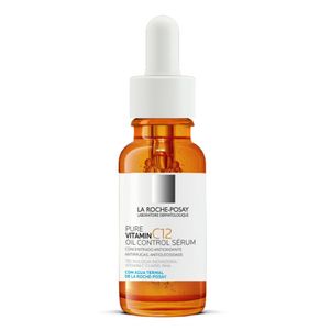 Sérum Antirrugas para Peles Oleosas La Roche Posay Pura Vitamin C12 Oil Control 15ml