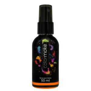 Spray Para cabelo Colormake Neon Laranja 50ml