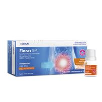 Florax Pediátrico Sabor Framboesa Hebron 5 Flaconetes