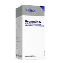 Bromelin S Hebron 100ml Suspensão