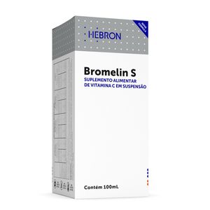 Bromelin S Hebron 100ml Suspensão