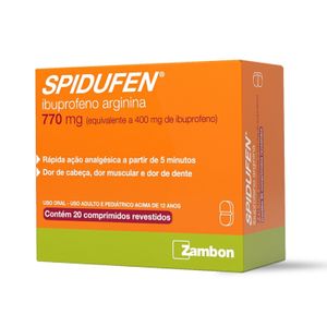 Spidufen 770mg Zambon 20 Comprimidos