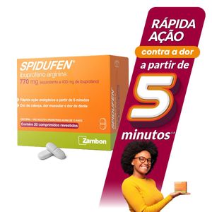 Spidufen 770mg Zambon 20 Comprimidos