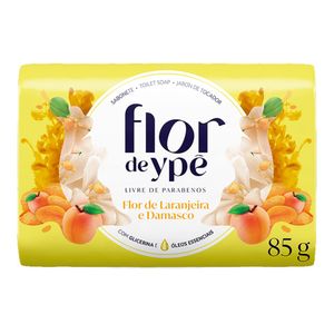 Sabonete Em Barra Flor De Ypê Flor De Laranjeira E Damasco 85g