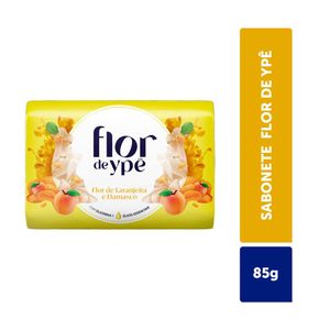 Sabonete Em Barra Flor De Ypê Flor De Laranjeira E Damasco 85g