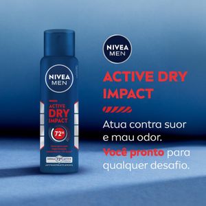 Desodorante Antitranspirante Aerosol Nivea Dry Impact Masculino 150ml